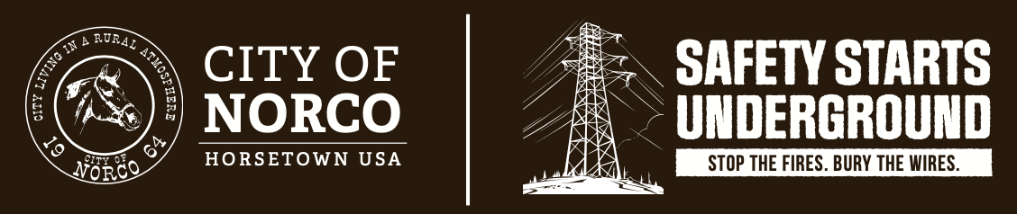 City of Norco Safety Starts Underground