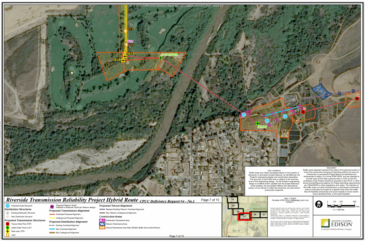 Sce Rtrp Project RTRP Hybrid Route Map | Safety Starts Underground